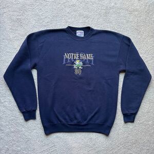 Vintage Made In USA Notre Dame Fighting Irish Crable Sportswear Sweatshirt